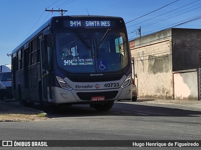 Viação Anchieta 40723 na cidade de Belo Horizonte, Minas Gerais, Brasil, por Hugo Henrique de Figueiredo. Número da foto: #9127342.