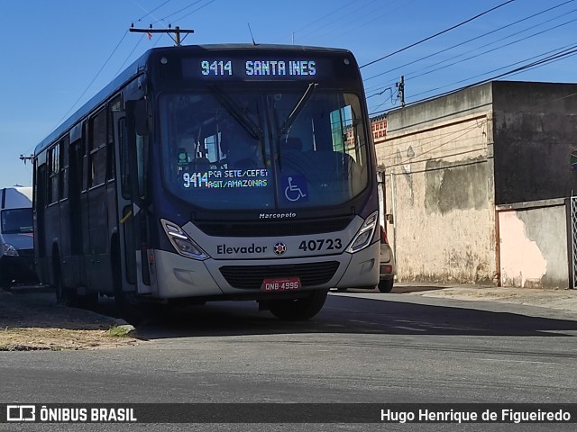 Viação Anchieta 40723 na cidade de Belo Horizonte, Minas Gerais, Brasil, por Hugo Henrique de Figueiredo. ID da foto: 9127342.