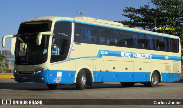 Viação Novo Horizonte 1033111 na cidade de Goiânia, Goiás, Brasil, por Carlos Júnior. Número da foto: #9126603.