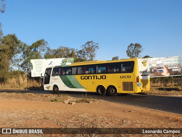 Empresa Gontijo de Transportes 12570 na cidade de Araxá, Minas Gerais, Brasil, por Leonardo Campos. Número da foto: #9126183.