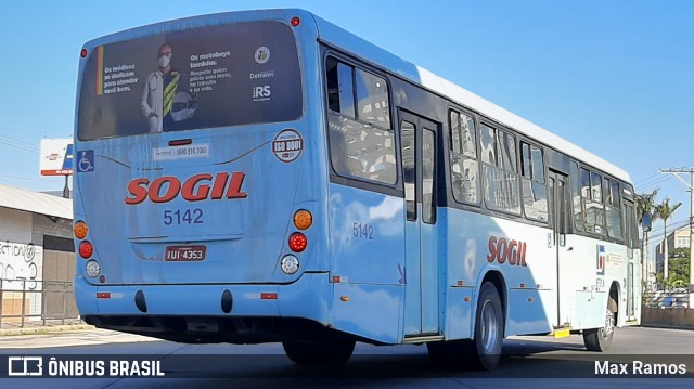 SOGIL - Sociedade de Ônibus Gigante Ltda. 5142 na cidade de Porto Alegre, Rio Grande do Sul, Brasil, por Max Ramos. ID da foto: 9126602.