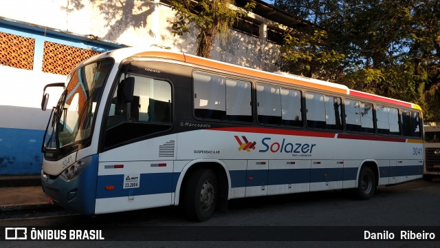 Solazer Transportes e Turismo 3041 na cidade de Barra Mansa, Rio de Janeiro, Brasil, por Danilo  Ribeiro. Número da foto: #9125965.