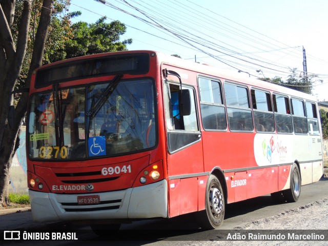 Viação Santa Edwiges 69041 na cidade de Contagem, Minas Gerais, Brasil, por Adão Raimundo Marcelino. ID da foto: 9127577.