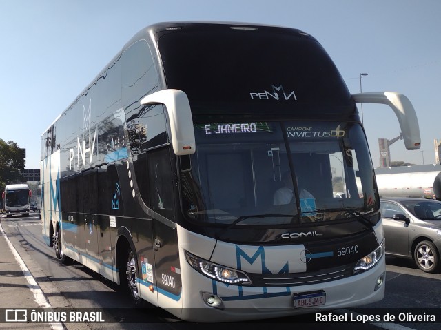 Empresa de Ônibus Nossa Senhora da Penha 59040 na cidade de São Paulo, São Paulo, Brasil, por Rafael Lopes de Oliveira. ID da foto: 9127230.