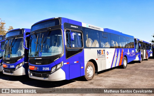 Next Mobilidade - ABC Sistema de Transporte 21515 na cidade de São Bernardo do Campo, São Paulo, Brasil, por Matheus Santos Cavalcante. ID da foto: 9127857.