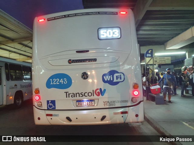 Viação Praia Sol 12243 na cidade de Vila Velha, Espírito Santo, Brasil, por Kaique Passos. ID da foto: 9129384.