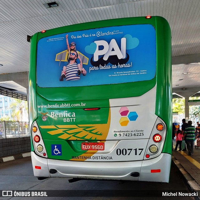 BBTT - Benfica Barueri Transporte e Turismo 00717 na cidade de Jandira, São Paulo, Brasil, por Michel Nowacki. Número da foto: #9130069.