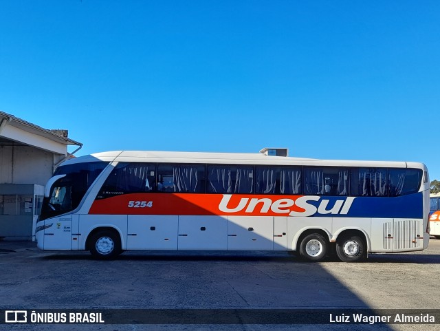 Unesul de Transportes 5254 na cidade de Passo Fundo, Rio Grande do Sul, Brasil, por Luiz Wagner Almeida. Número da foto: #9129914.