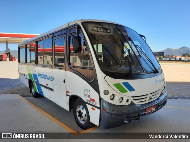 Regional Transportes 2450 na cidade de Estiva, Minas Gerais, Brasil, por Vanderci Valentim. ID da foto: 9129880.