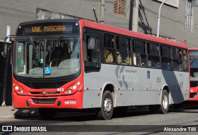 TUSMIL - Transporte Urbano São Miguel 553 na cidade de Juiz de Fora, Minas Gerais, Brasil, por Alexandre Tilli. ID da foto: 9129078.