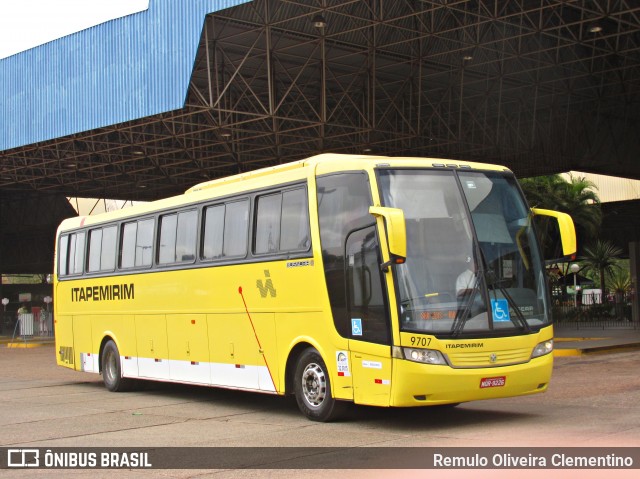 Viação Itapemirim 9707 na cidade de São Luís, Maranhão, Brasil, por Remulo Oliveira Clementino. ID da foto: 9129503.