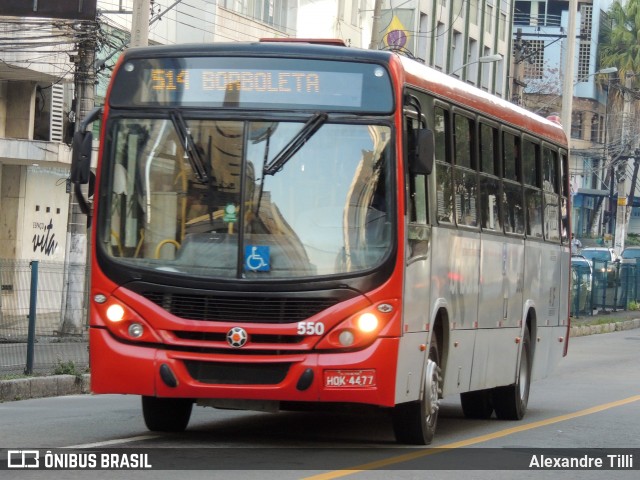 TUSMIL - Transporte Urbano São Miguel 550 na cidade de Juiz de Fora, Minas Gerais, Brasil, por Alexandre Tilli. ID da foto: 9129088.