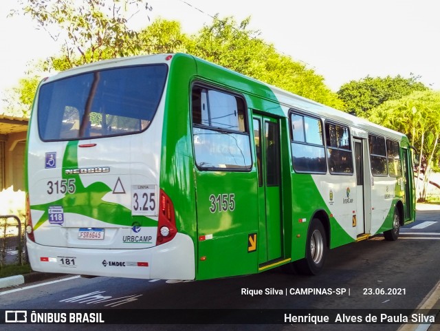 VB Transportes e Turismo 3155 na cidade de Campinas, São Paulo, Brasil, por Henrique Alves de Paula Silva. ID da foto: 9128026.