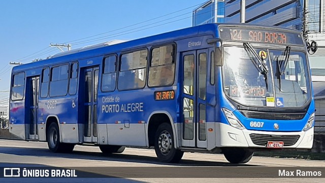 SOPAL - Sociedade de Ônibus Porto-Alegrense Ltda. 6607 na cidade de Porto Alegre, Rio Grande do Sul, Brasil, por Max Ramos. Número da foto: #9128722.