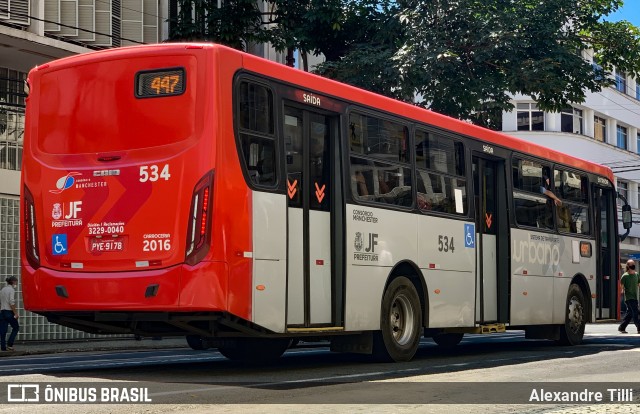 TUSMIL - Transporte Urbano São Miguel 534 na cidade de Juiz de Fora, Minas Gerais, Brasil, por Alexandre Tilli. ID da foto: 9129259.