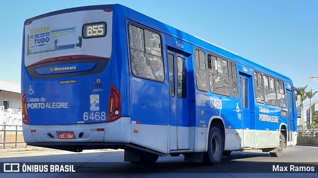 Nortran Transportes Coletivos 6468 na cidade de Porto Alegre, Rio Grande do Sul, Brasil, por Max Ramos. Número da foto: #9131033.