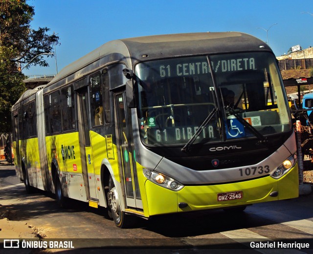 Milênio Transportes 10733 na cidade de Belo Horizonte, Minas Gerais, Brasil, por Gabriel Henrique. Número da foto: #9128328.