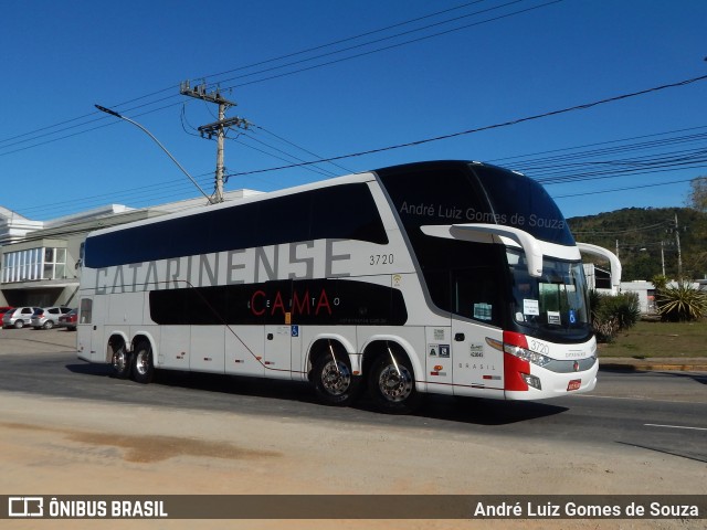 Auto Viação Catarinense 3720 na cidade de Juiz de Fora, Minas Gerais, Brasil, por André Luiz Gomes de Souza. ID da foto: 9130469.