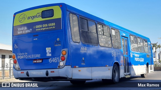 Nortran Transportes Coletivos 6461 na cidade de Porto Alegre, Rio Grande do Sul, Brasil, por Max Ramos. ID da foto: 9130435.