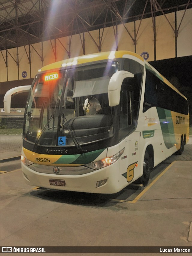 Empresa Gontijo de Transportes 18585 na cidade de Maceió, Alagoas, Brasil, por Lucas Marcos. Número da foto: #9129165.
