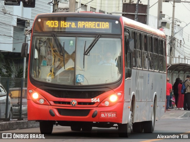 TUSMIL - Transporte Urbano São Miguel 564 na cidade de Juiz de Fora, Minas Gerais, Brasil, por Alexandre Tilli. Número da foto: #9129070.
