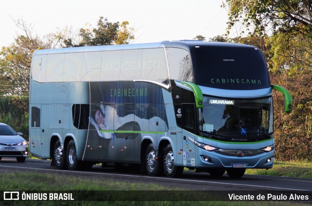 Viação Garcia 86015 na cidade de Umuarama, Paraná, Brasil, por Vicente de Paulo Alves. ID da foto: 9130132.