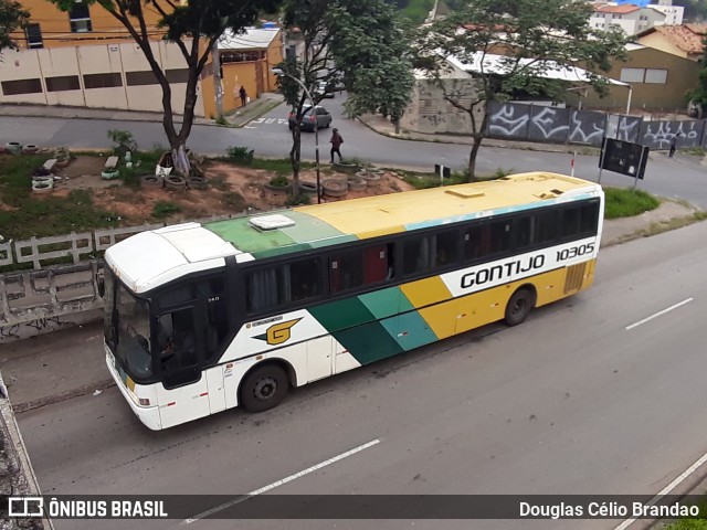 Empresa Gontijo de Transportes 10305 na cidade de Belo Horizonte, Minas Gerais, Brasil, por Douglas Célio Brandao. ID da foto: 9130508.