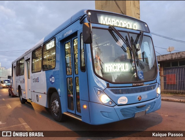 Viação Praia Sol 12260 na cidade de Vila Velha, Espírito Santo, Brasil, por Kaique Passos. Número da foto: #9131191.