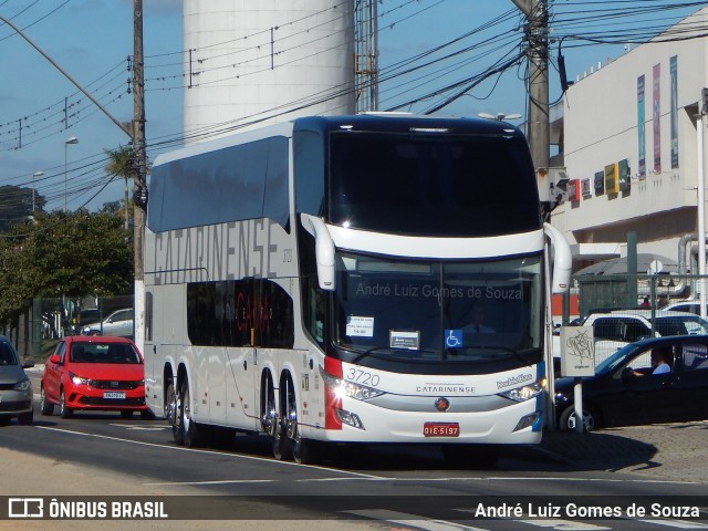 Auto Viação Catarinense 3720 na cidade de Juiz de Fora, Minas Gerais, Brasil, por André Luiz Gomes de Souza. ID da foto: 9130071.