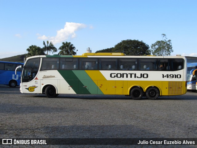 Empresa Gontijo de Transportes 14910 na cidade de Juiz de Fora, Minas Gerais, Brasil, por Julio Cesar Euzebio Alves. ID da foto: 9128317.