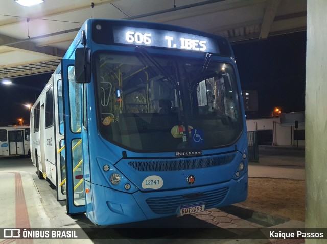 Viação Praia Sol 12247 na cidade de Vila Velha, Espírito Santo, Brasil, por Kaique Passos. ID da foto: 9131184.