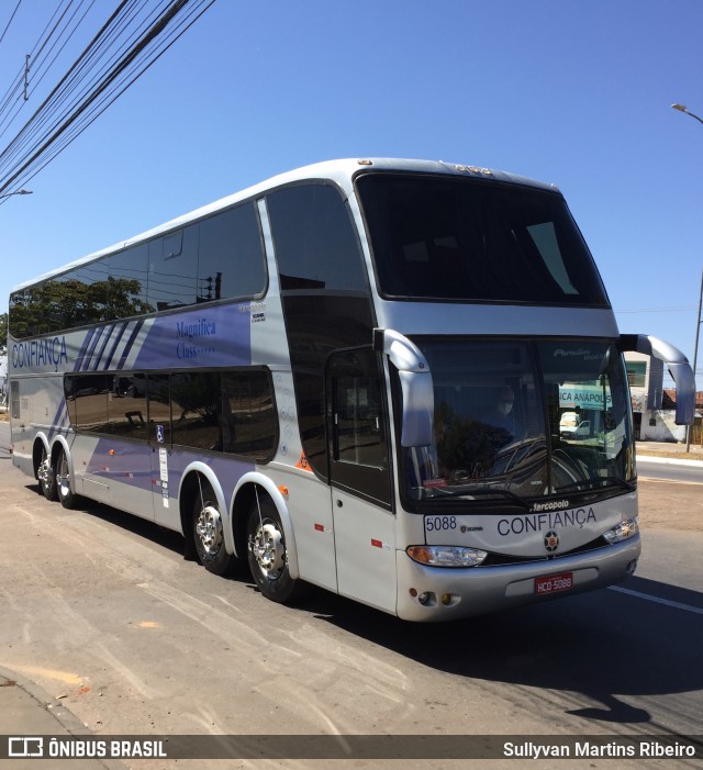 Confiança Turismo 5088 na cidade de Anápolis, Goiás, Brasil, por Sullyvan Martins Ribeiro. ID da foto: 9128970.