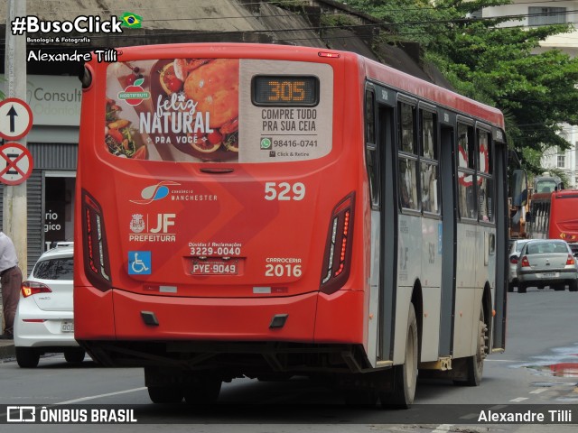 TUSMIL - Transporte Urbano São Miguel 529 na cidade de Juiz de Fora, Minas Gerais, Brasil, por Alexandre Tilli. ID da foto: 9048871.