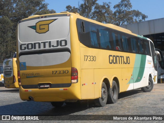 Empresa Gontijo de Transportes 17330 na cidade de Perdões, Minas Gerais, Brasil, por Marcos de Alcantara Pinto. ID da foto: 9047399.