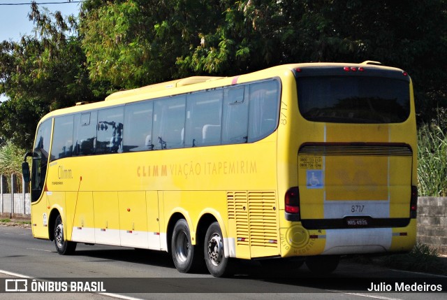 Viação Itapemirim 8717 na cidade de Campinas, São Paulo, Brasil, por Julio Medeiros. ID da foto: 9048020.