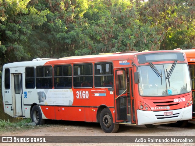 Viação Santa Edwiges 69070 na cidade de Contagem, Minas Gerais, Brasil, por Adão Raimundo Marcelino. Número da foto: #9048756.