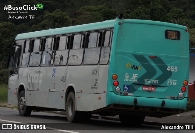 VSFL - Viação São Francisco 465 na cidade de Juiz de Fora, Minas Gerais, Brasil, por Alexandre Tilli. Número da foto: #9048816.