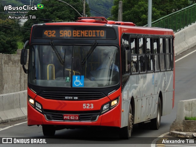TUSMIL - Transporte Urbano São Miguel 523 na cidade de Juiz de Fora, Minas Gerais, Brasil, por Alexandre Tilli. Número da foto: #9048891.
