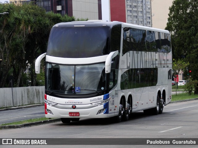 Auto Viação Catarinense 3739 na cidade de Curitiba, Paraná, Brasil, por Paulobuss  Guaratuba. ID da foto: 9048938.