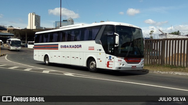 Expresso Embaixador 302 na cidade de Porto Alegre, Rio Grande do Sul, Brasil, por JULIO SILVA. Número da foto: #9048596.