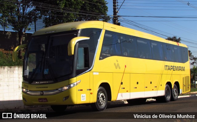 Viação Itapemirim 60075 na cidade de Marília, São Paulo, Brasil, por Vinicius de Oliveira Munhoz. Número da foto: #9049027.