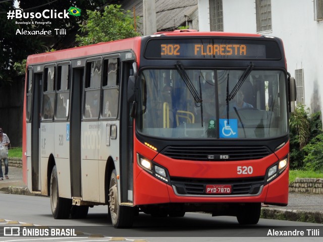 TUSMIL - Transporte Urbano São Miguel 520 na cidade de Juiz de Fora, Minas Gerais, Brasil, por Alexandre Tilli. Número da foto: #9048875.