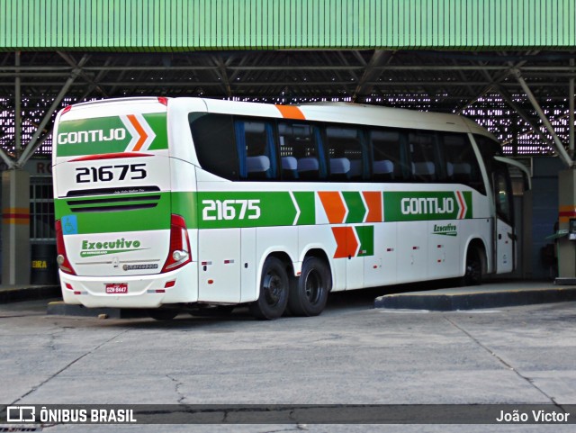 Empresa Gontijo de Transportes 21675 na cidade de Ilhéus, Bahia, Brasil, por João Victor. ID da foto: 9046887.