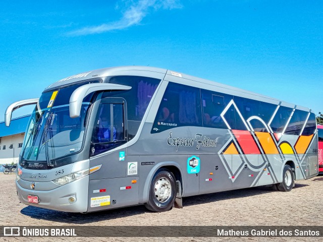 Nossa Senhora de Fátima Auto Ônibus 585 na cidade de Hortolândia, São Paulo, Brasil, por Matheus Gabriel dos Santos. Número da foto: #9052179.
