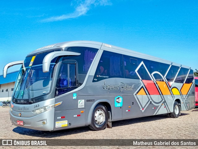 Nossa Senhora de Fátima Auto Ônibus 585 na cidade de Hortolândia, São Paulo, Brasil, por Matheus Gabriel dos Santos. ID da foto: 9052179.