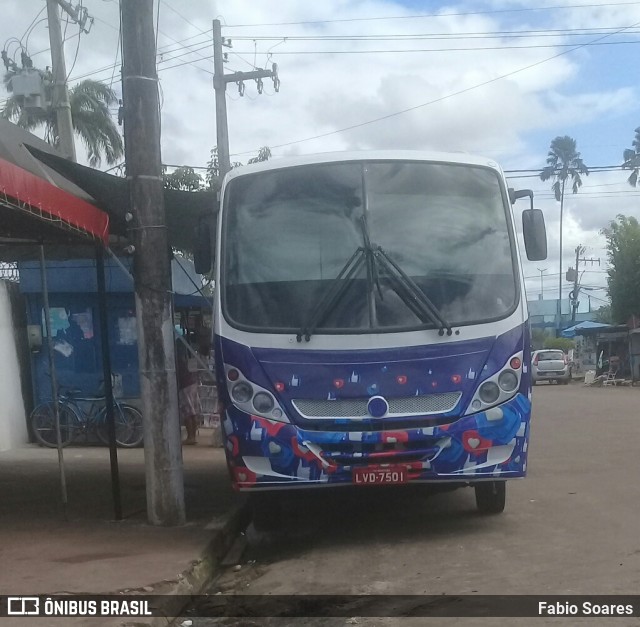 Ônibus Particulares 7501 na cidade de Benevides, Pará, Brasil, por Fabio Soares. ID da foto: 9049359.