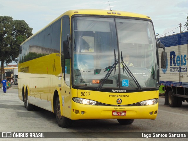 Viação Itapemirim 8821 na cidade de Eunápolis, Bahia, Brasil, por Iago Santos Santana. ID da foto: 9051340.