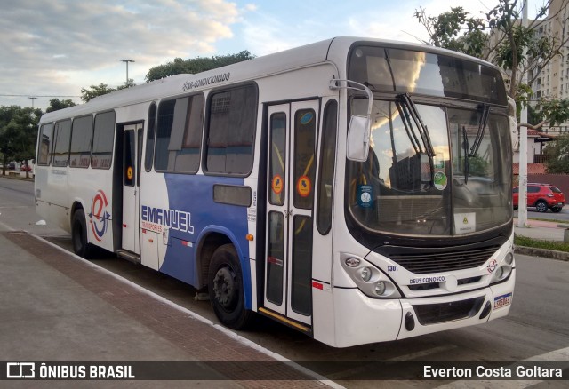 Emanuel Transportes 1301 na cidade de Cariacica, Espírito Santo, Brasil, por Everton Costa Goltara. Número da foto: #9050532.
