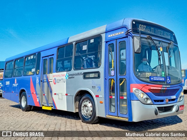 Transportes Capellini 32085 na cidade de Hortolândia, São Paulo, Brasil, por Matheus Gabriel dos Santos. Número da foto: #9052362.