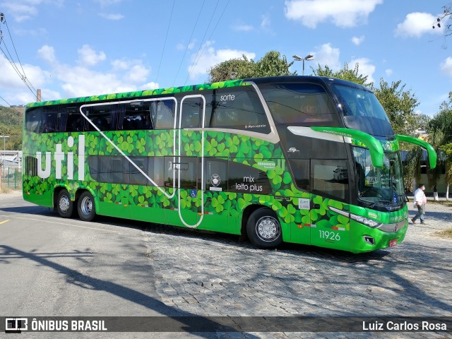 UTIL - União Transporte Interestadual de Luxo 11926 na cidade de Juiz de Fora, Minas Gerais, Brasil, por Luiz Carlos Rosa. Número da foto: #9050070.
